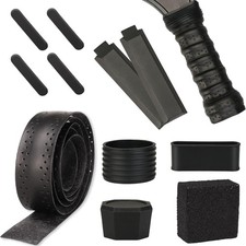 Dexspoeny 11 Pcs Pickleball Paddle Grip Tape Kit, One Size, Black-2