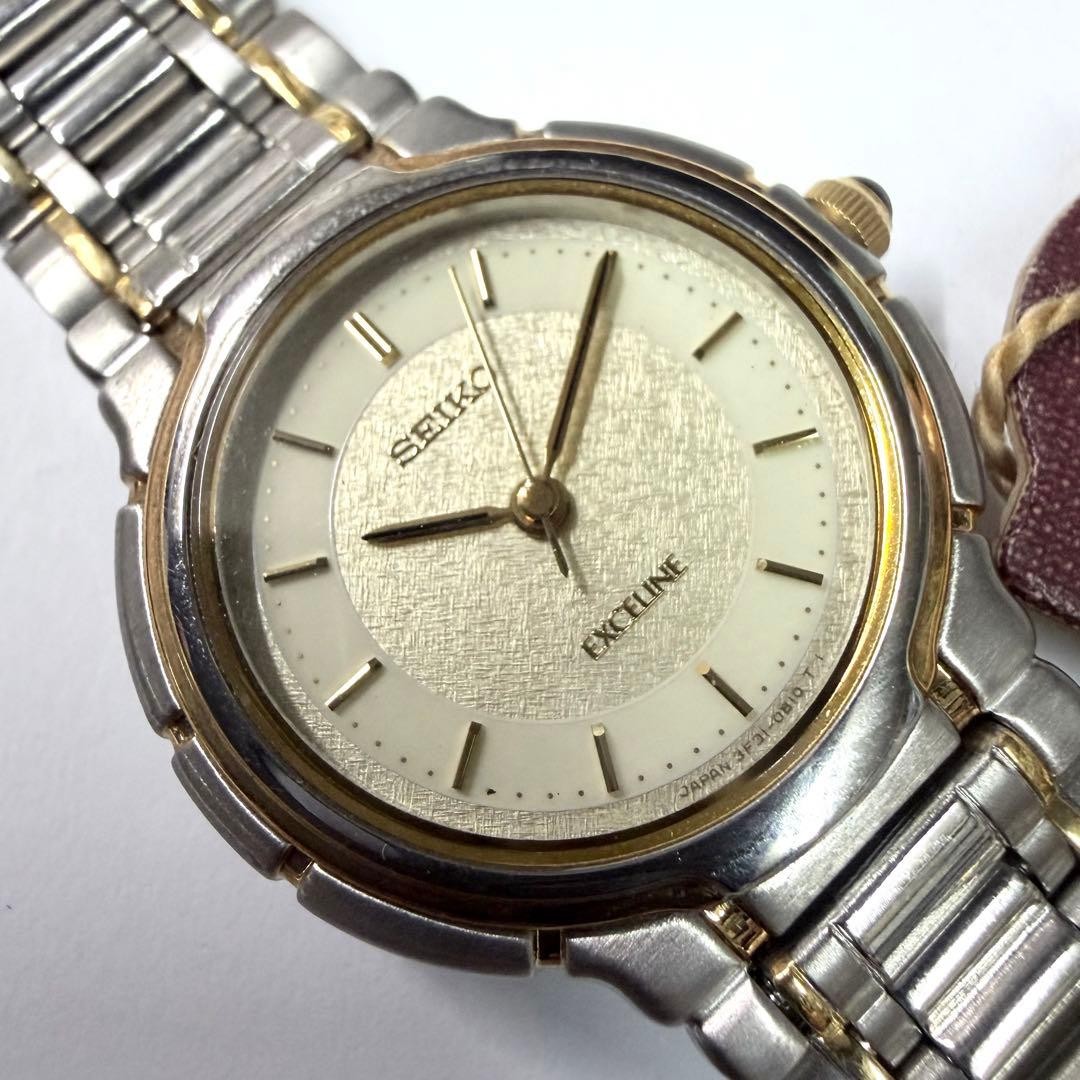 SEIKO EXCELINE SWDS027 Women's Quartz Watch Wrist 18cm From Japan image 4