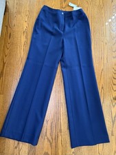 Vintage JONES NEW YORK Blue Flared Pants SIze 16