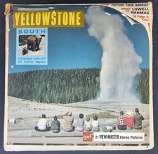 Yellowstone National Park South View-Master Packet A306 Complete 3 Reel Set