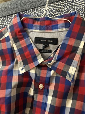 Tommy Hilfiger XXL Red White And Blue Plaid