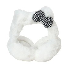 Hello Kitty Checkered Bow Earmuffs