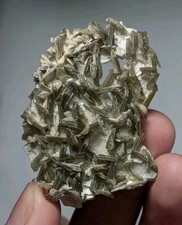 11 gm Of Aesthetic Shimmering Muscovite Mica On Flat Mica Sheet.