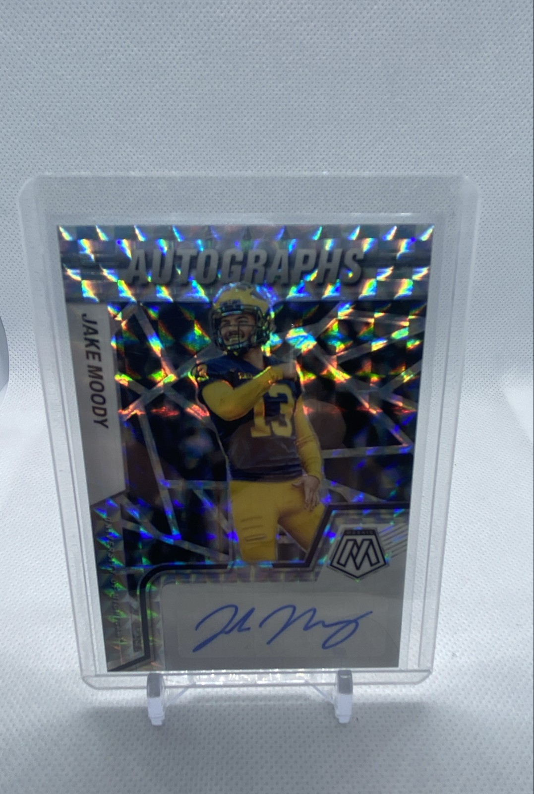 Jake Moody Panini Mosaic Draft Picks Autographs #AMJMO Base