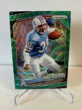 Mike Rozier Green Prizm 2025 Panini Prizm #248 Houston Oilers Football Card