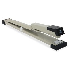 Business Source Long Reach Stapler (62827) Black-Putty Stapler, Black-putty 