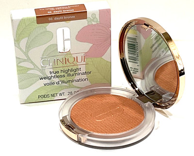 CLINIQUE 03DAYLIT BRONZE  TRUE HIGHLIGHT WEIGHTLESS ILLUMINATOR 0.28oz Free ship