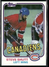1981-82 Topps Steve Shutt #34 Montreal Canadiens