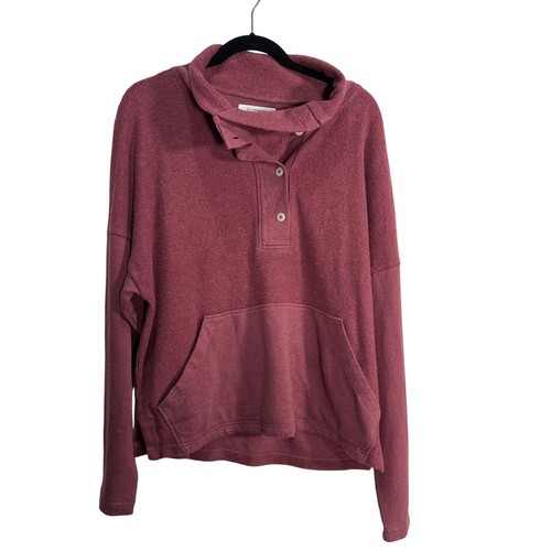 Rei Co-op Wallace Lake Damen-Fleecepullover Größe Large mauvefarben Schattenpullover neu mit Etikett