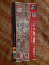 2004 FA Community Shield Ticket - ARSENAL v. MANCHESTER UNITED UnUsed