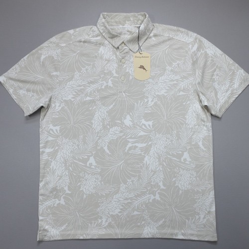 Polo Tommy Bahama S/S Abalone Floreale Hawaiana Casual Uomo Taglia M - Foto 2 di 6