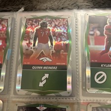 2025 Uno Elite Core - Green FOIL Quinn Meinerz Denver Broncos #128
