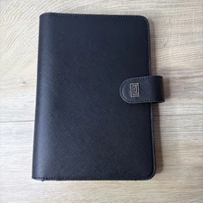 Notiq Portfolio Black MM1 Nomi Ringless Agenda Wallet Planner Cover Organizer