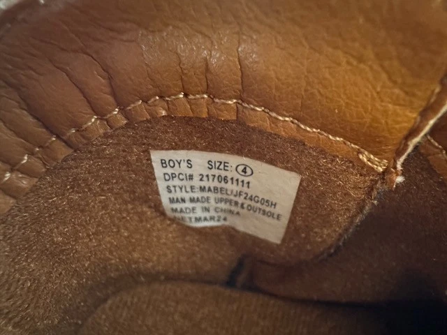 Carter’s Toddler Brown Western Boots Unisex Size 4 New - Image 3 of 4