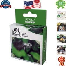 Effortless DIY with 1200 Clear Self-Adhesive Photo Corners for Scrapbooking