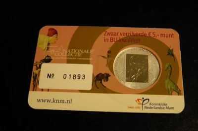 5 Euro 2016 Stempelglanz "Het Jheronimus Bosch Vijfje"  BU in Coincard Nr. 1893 - Bild 1 von 2