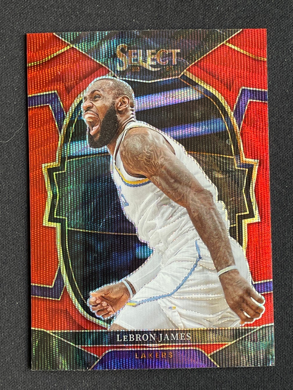LeBron James 2022-23 Panini Select Concourse Red Wave #26