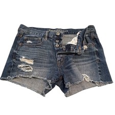 American Eagle Outfitters Size 6 Distressed Denim Cutoff Shorts