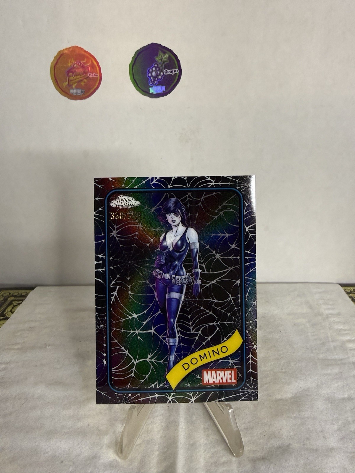 2025 Topps Chrome Marvel Domino #154 Spider Web Refractor /399