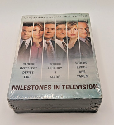 Law & Order Milestones In Television 3 DVD Boxed Set SEALED Wolf Films 2004