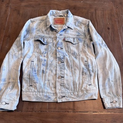 Levi's Trucker Denim Jacket in Acid Wash Small