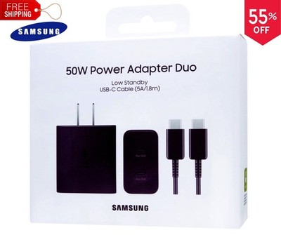 New Samsung T5020 50W PD Duo Power Adapter with  5A USB-C Cable