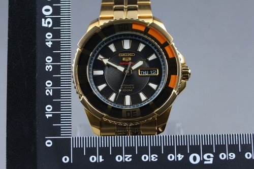 OH Rare [N MINT] SEIKO 4R36-00S0 5 Sports Automatic Gold Day/Date Men's Watch JP - Picture 9 of 10