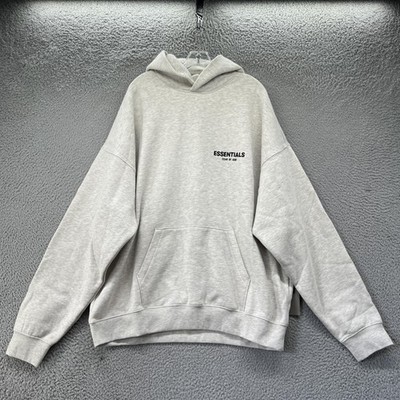 Essentials Fear of God Sweatshirt Mens 2XL Gray Hoodie Pullover