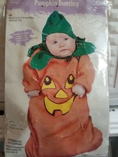 Pumpkin BUNTING Child Costume SIZE UP TO 25 INCHES 50 OFF