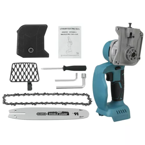 10'' Cordless Electric Wood Cutting Saw Cutter Chain saw For Makita 18V Battery - Picture 12 of 18