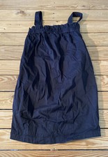 everlane NWT Women’s paper bag dress size XXS Black f12