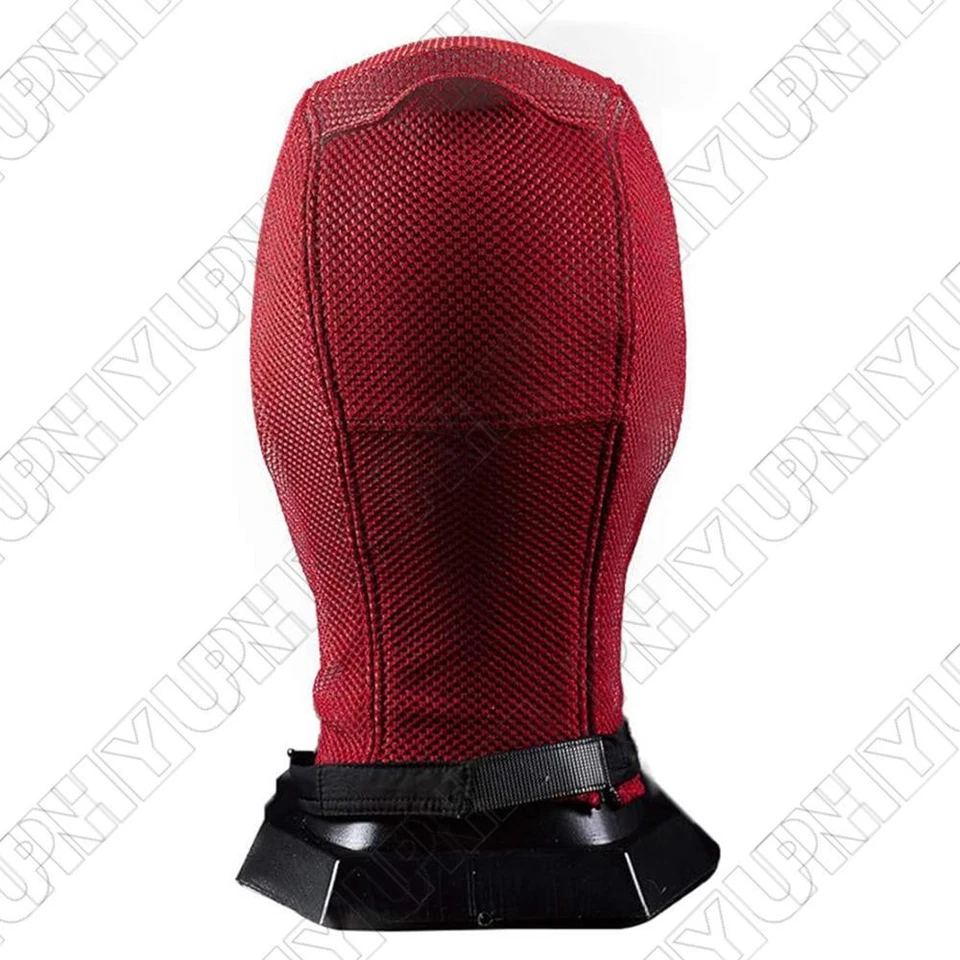 Deadpool Full Face Mask Breathable Knit Mask for Halloween Cosplay, Red - Image 2 of 4
