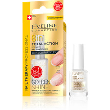 Eveline Total Action 8 in 1 GOLDEN SHINE Intensive Nail Conditioner