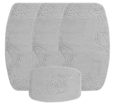 RÖMER ZIGEUNER WOHNWAGEN MIKROFASER WASCHBARE TEPPICHE 4-teiliges SET, ULTRA WEICHHEIT, Zenga