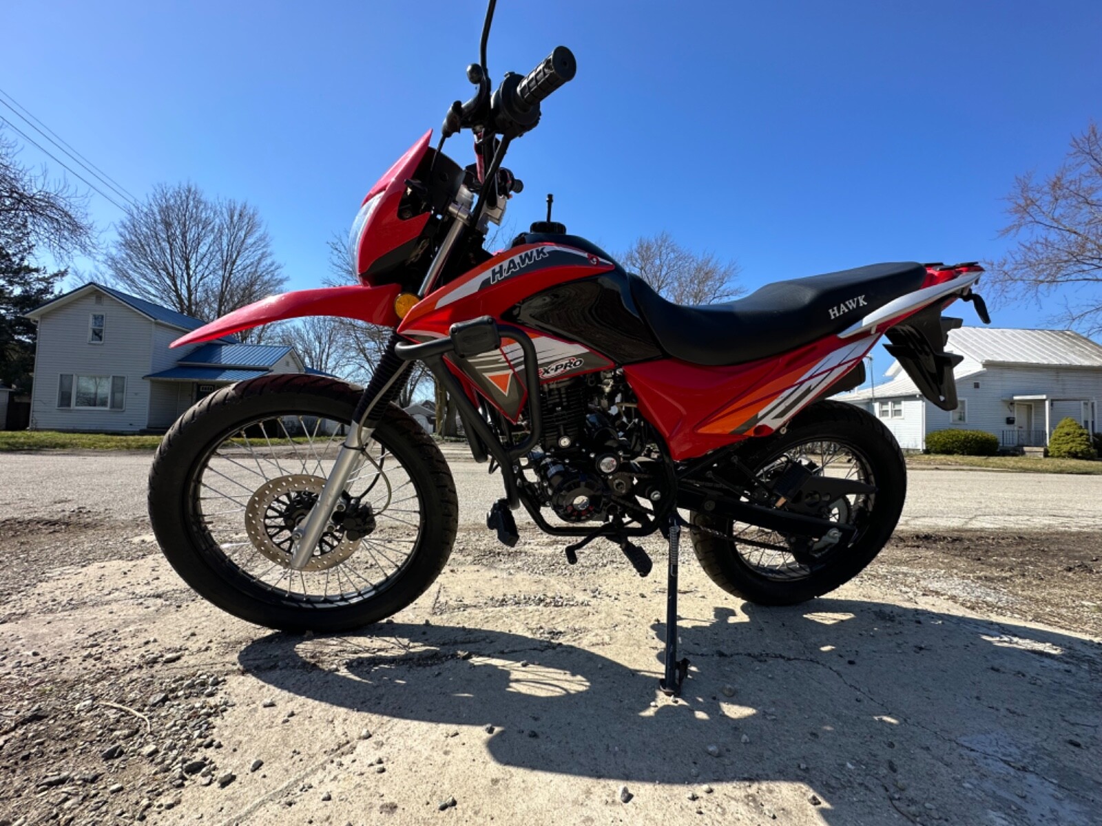 Hawk 250 highway bars/crash bars