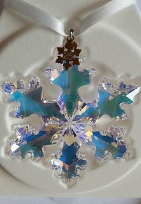 クリスマス Swarovski 25th Anniversary Ornament Swarovski 25th Anniversary Ornament, Aurora Borealis, Extra Large
