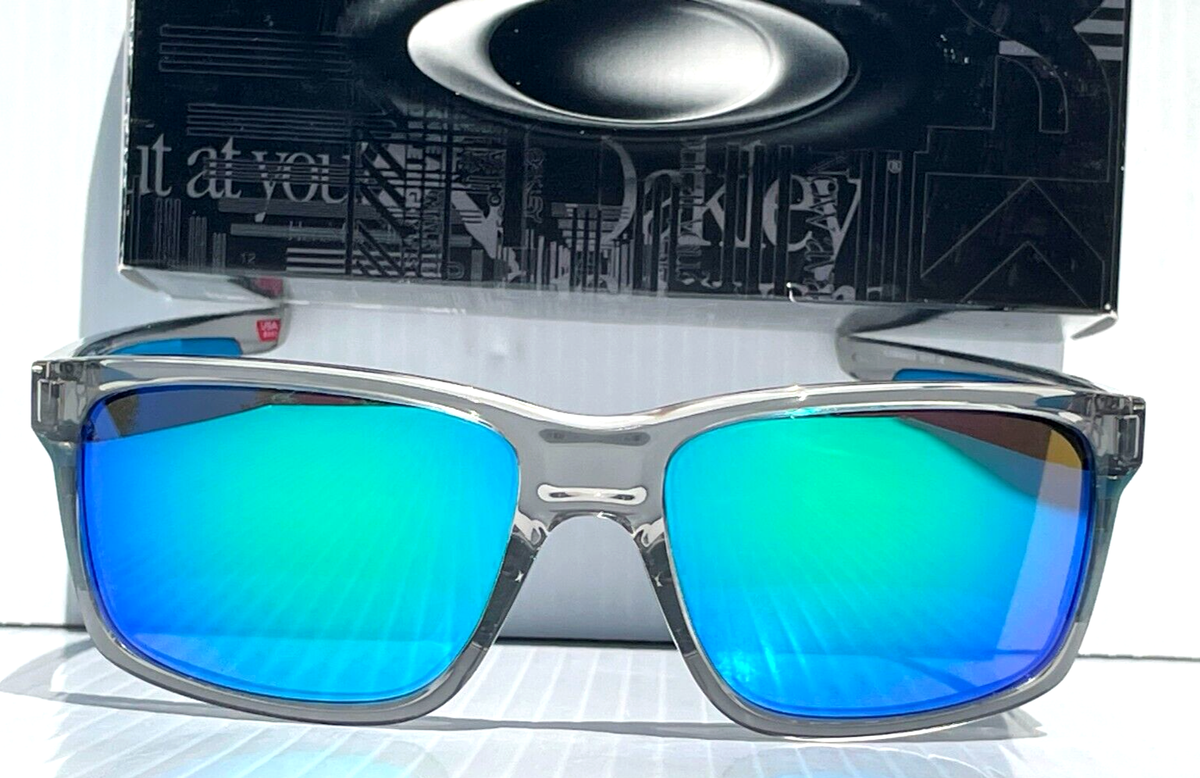NEW Oakley MAINLINK Grey Ink POLARIZED Galaxy Jade Lens Sunglass