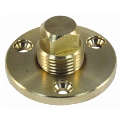 Brass Drain Plug Rugged Rustproof Strong Sealing Compression