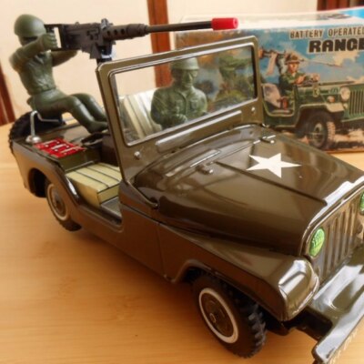 レンジャージープ　野村トーイ Nomura Toy Ranger Jeep 1950s Tin Toy Japan | eBay