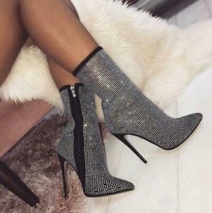 womens rhinestone boots