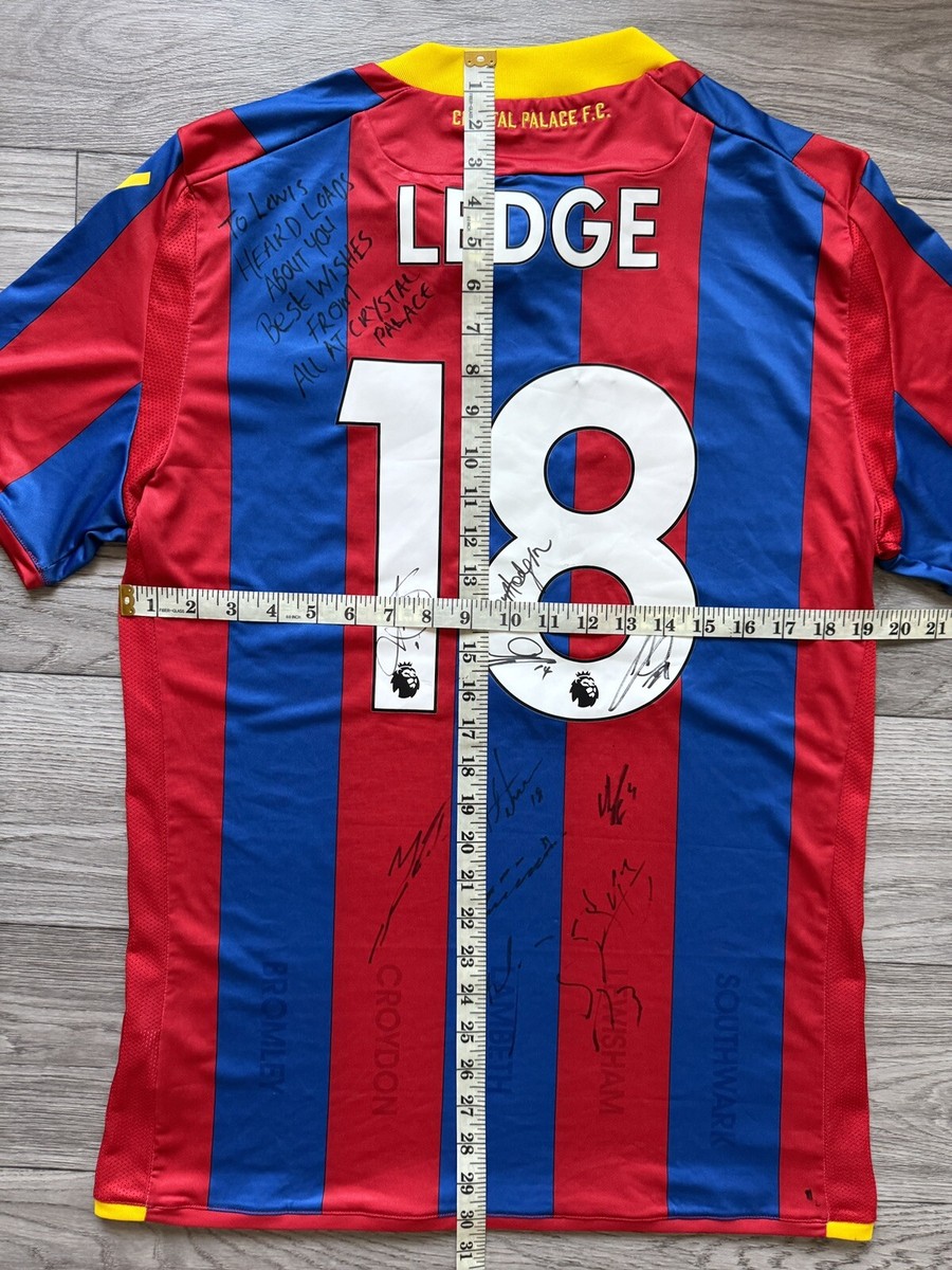 Macron Crystal Palace Home Football Shirt Jersey 2017/18 XL With