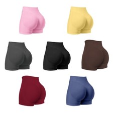 Yoga Shorts for Women Butt Lifting High Waist Cycling Shorts Workout Gym Shorts