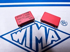 10Pcs MKP 10 0,068µF WIMA 0.068uF 68nF 10% 1000VDC PP Film Capacitor P:22.5mm