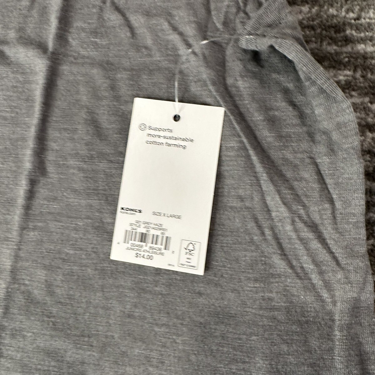 SO Juniors XL Tank Top Muscle T Shirt Gray Sleeveless Tee Comfy