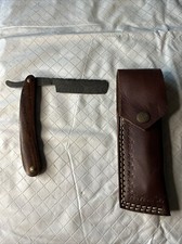 Handmade Damascus Straight Edge Safety Razor Shaving Leather Fashion 2022 Sheath