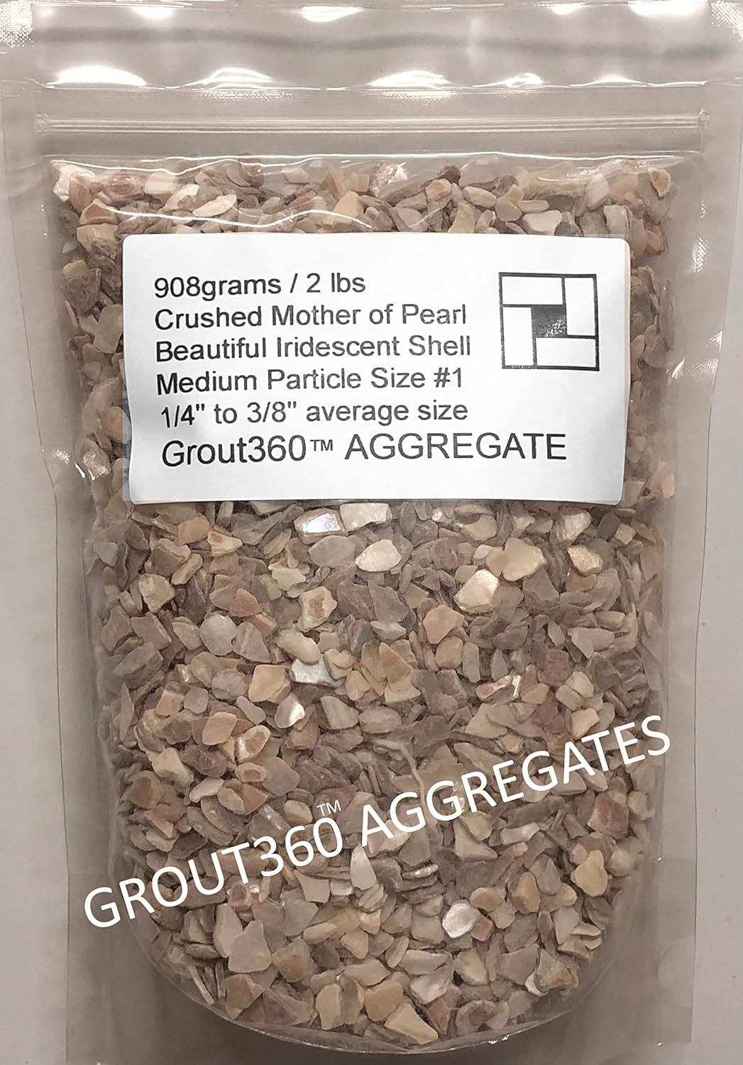 Shell Pieces Mother of Pearl for Beach Theme Party, 2 Pounds, Wedding Decoration