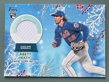 2023 Topps Holiday Holiday Relic #RC-BB - Brett Baty RC