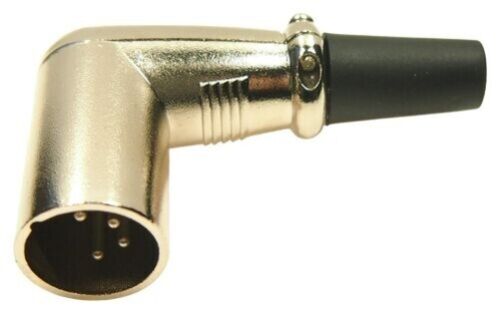 XLR CONNECTOR, R/A PLUG, 4POS, CABLE, xlr Audio Connectors MP60964N - Picture 1 of 2