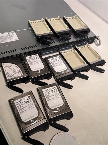 NEW SUPERMICRO 1028R-WTR, CSE-116 SERVER with X10DRW-I, DUAL CPU 128GB RAM +HDD - Picture 12 of 22