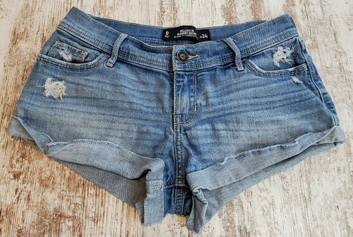 Womens Hollister Denim Shorts Size 0 